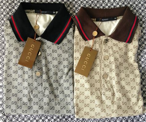 where can i buy fake duplicate men's gucci polo shirts|gucci t shirt real.